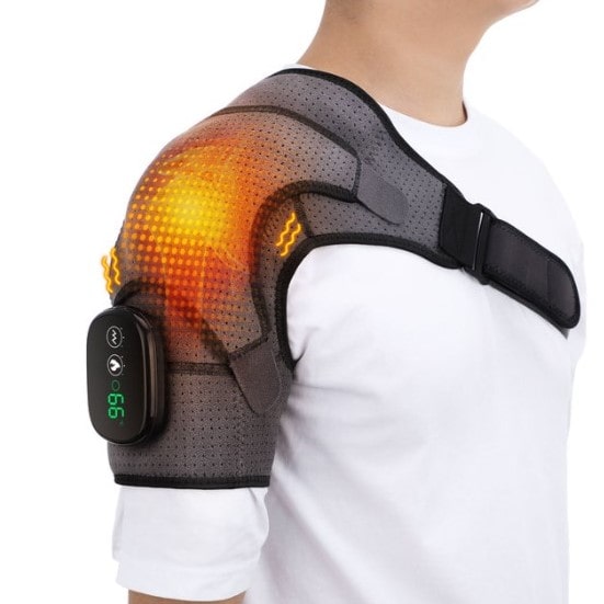 Bærbar Elektrisk Massager til Skuldre og Knæ - Heal +™