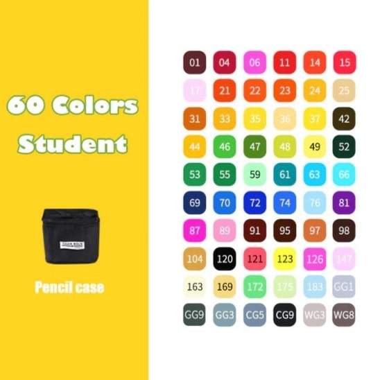 Sæt med dobbeltspids markører - Drawing Pro™