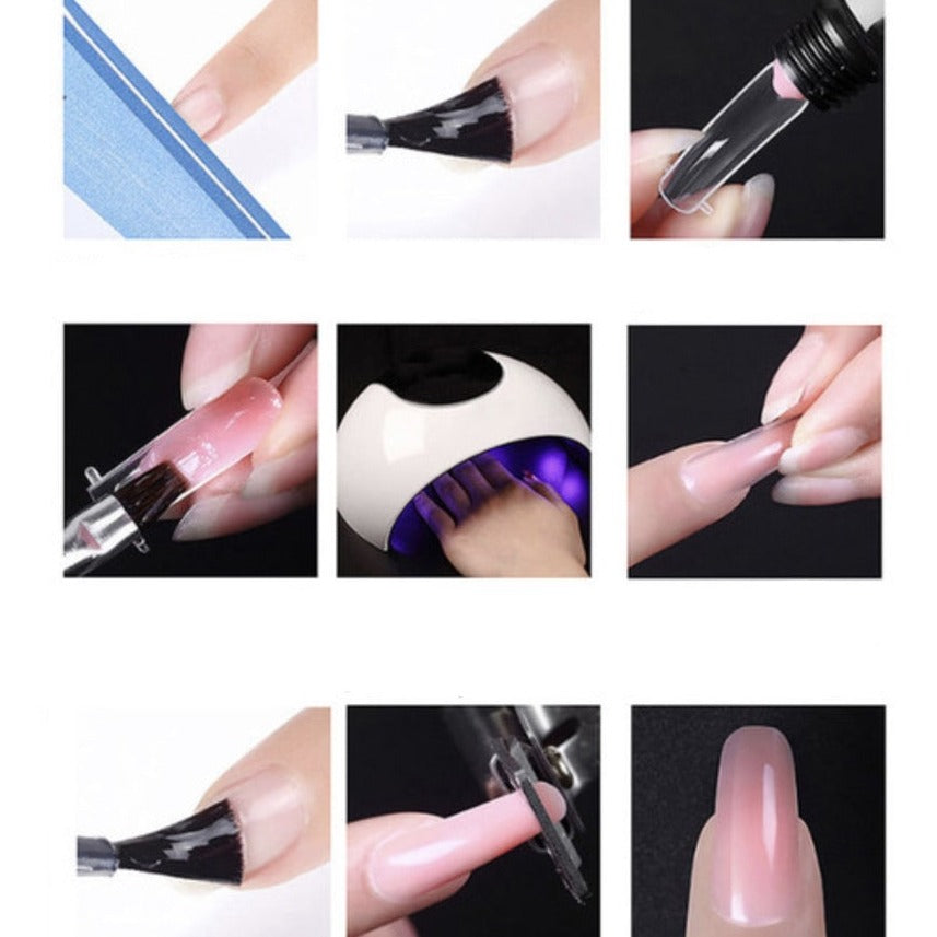 NailKit™ - Manicure Kit med Lampe, Maskine og Nail Art Værktøjer