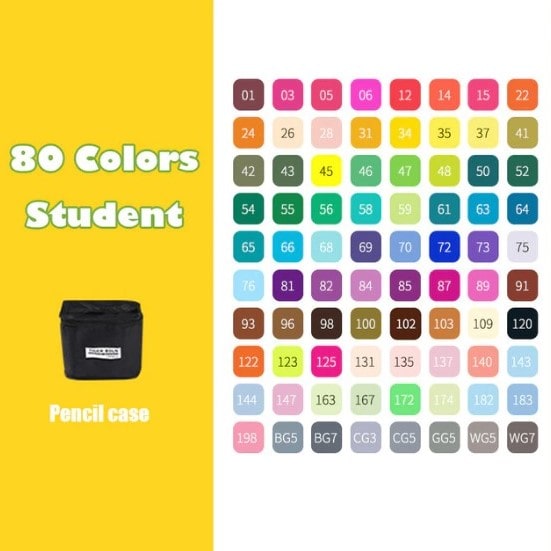 Sæt med dobbeltspids markører - Drawing Pro™