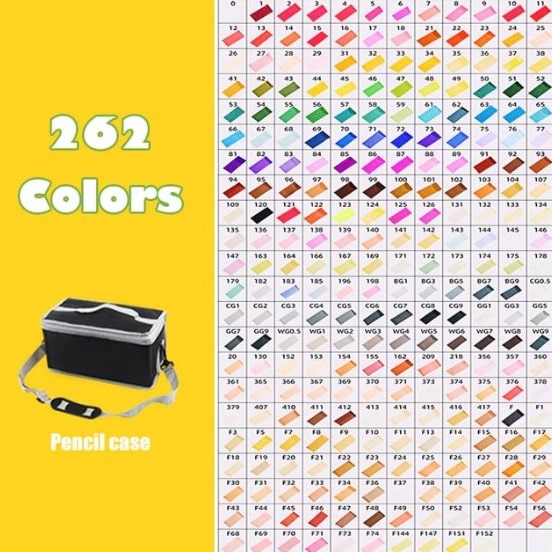 Sæt med dobbeltspids markører - Drawing Pro™