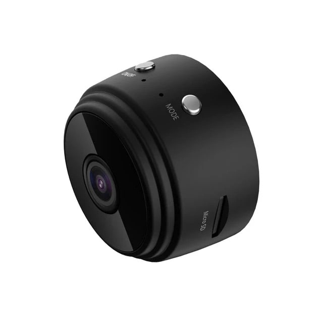 Mini HD WiFi-kamera med trådløs lydoptagelse og 360° overvågning - SikkerCam™
