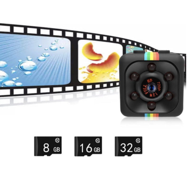 SQ11 HD Mini Kamera til sport, natvision, direkte optagelse - CompactCam™