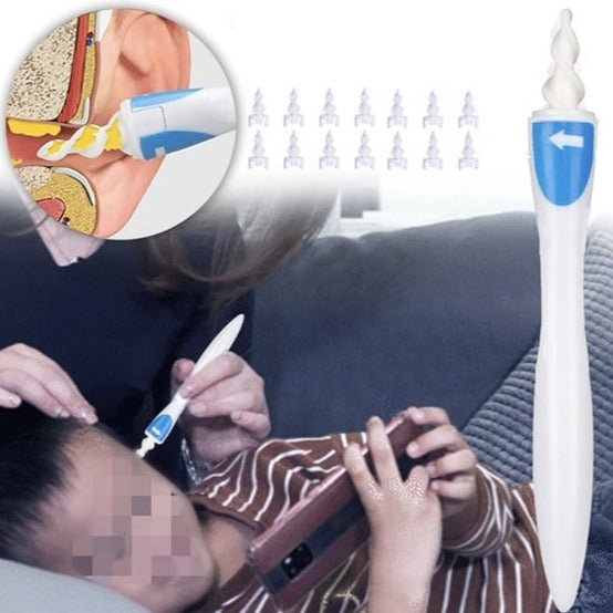 Roterende Øre Renser til Børn og Voksne - SpiralCleaner™