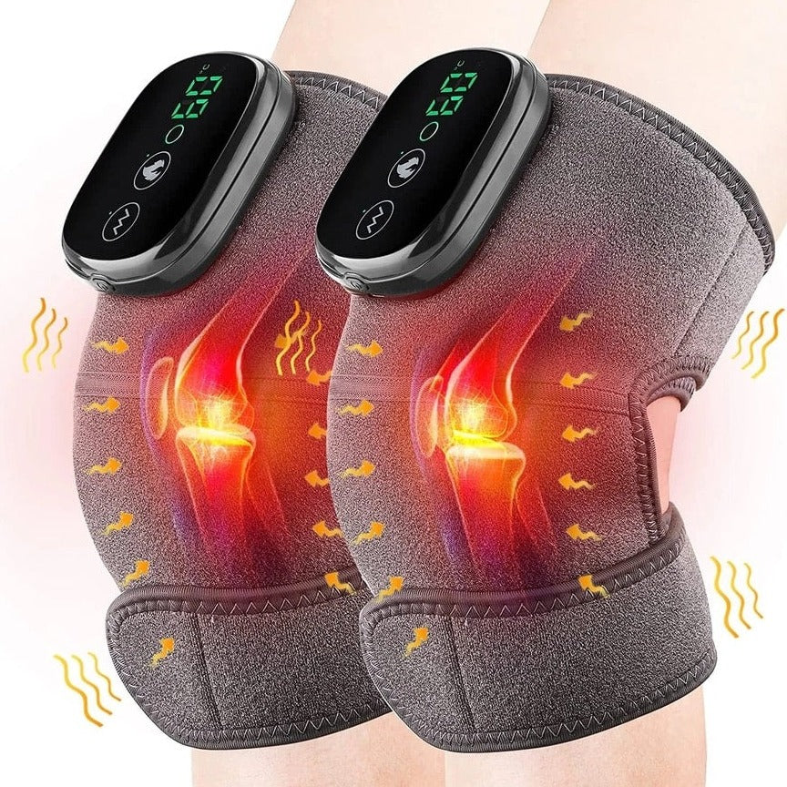 Opvarmet Massager til Knæ og Albuer Vibration & Ledstøtte - Therapy™