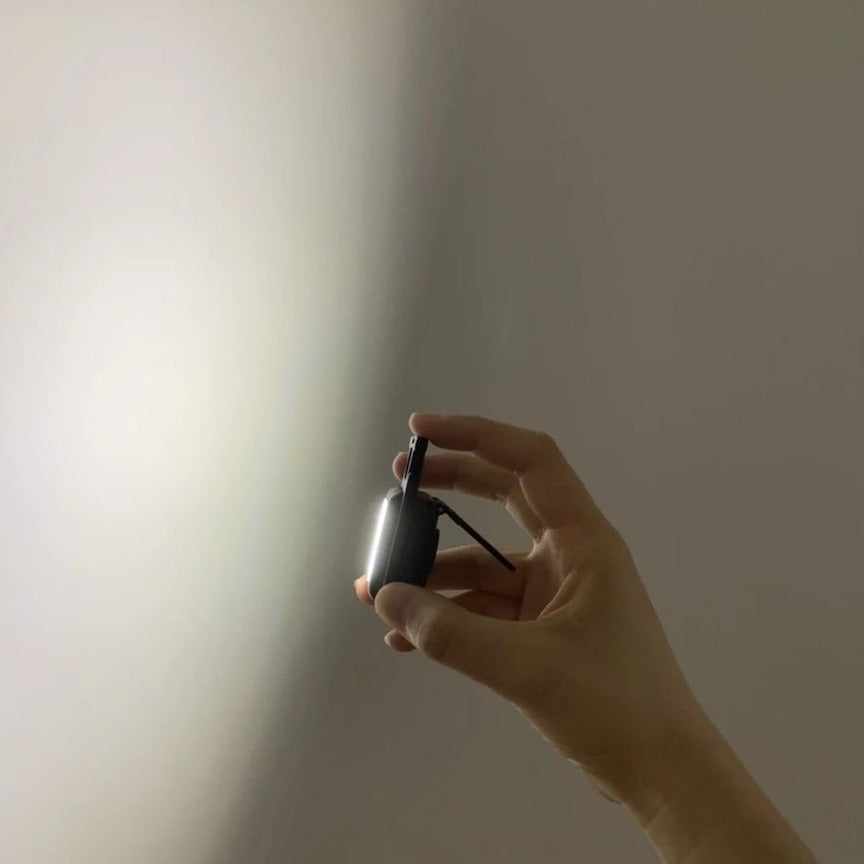 Mini LED-nøglering, USB-opladbar, proptrækker, lommelygte til udendørs - CorkscrewLamp™