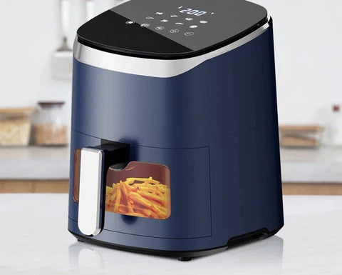 Oliefri frituregryde med synligt vindue og 4,5L/5L touchskærm - No-OilFryer™