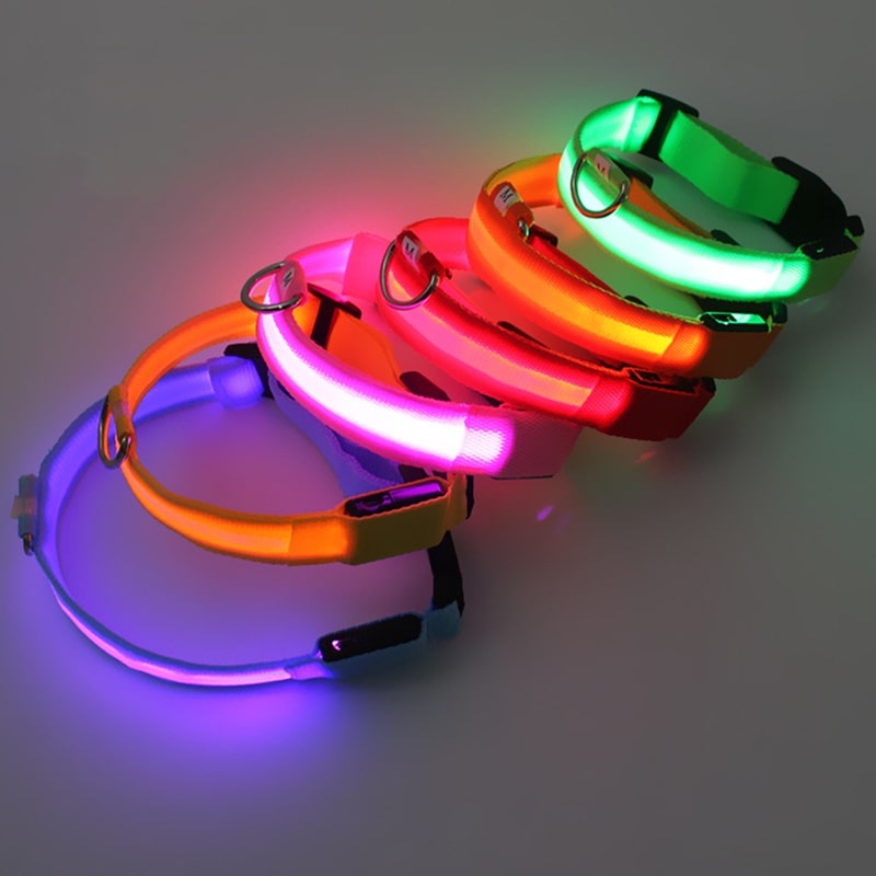 Lysende LED Hundehalsbånd - Doggy Led™