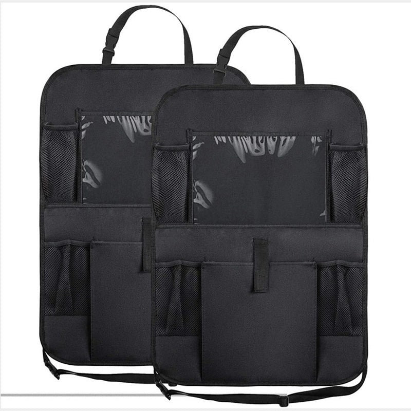 Bagsædeorganisator til bil med touchscreen-holder - DriveMate™