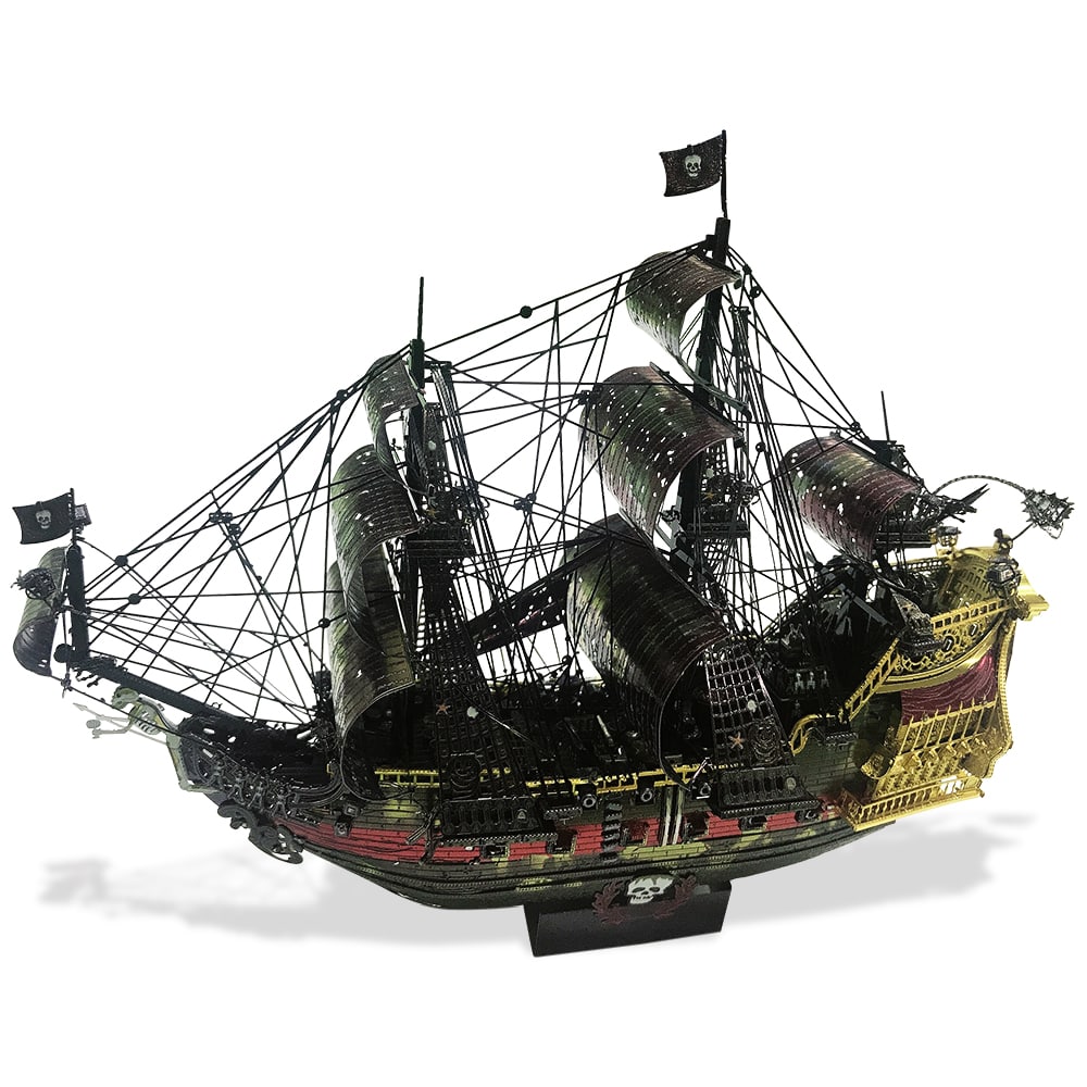 Kit de Construction en Métal 3D de Bateau Pirate - Black Pearl™