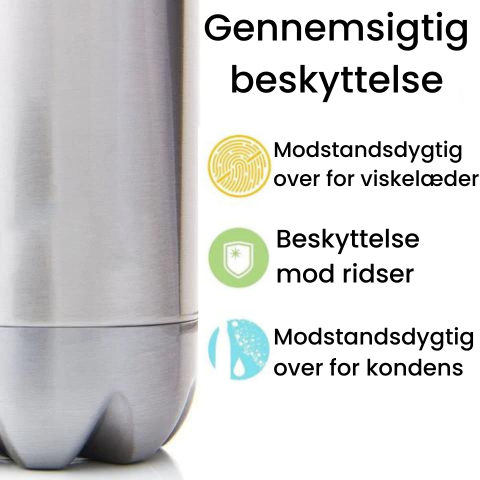 Genanvendelig flaske i rustfrit stål - TechWater™