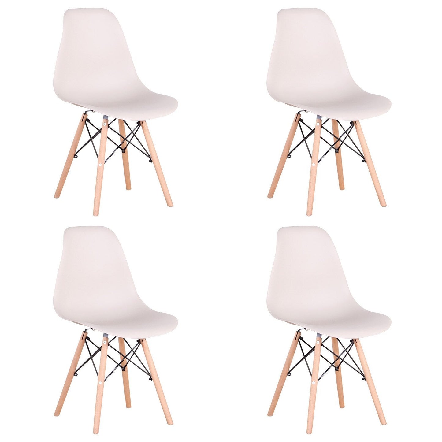 Chaise de salle à manger style nordique - DSW™ LOT DE 4 & 8 - Den danske butik