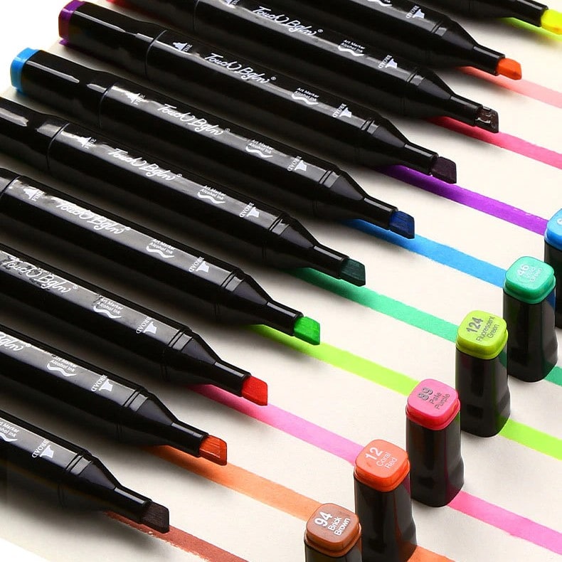 Sæt med dobbeltspids markører - Drawing Pro™