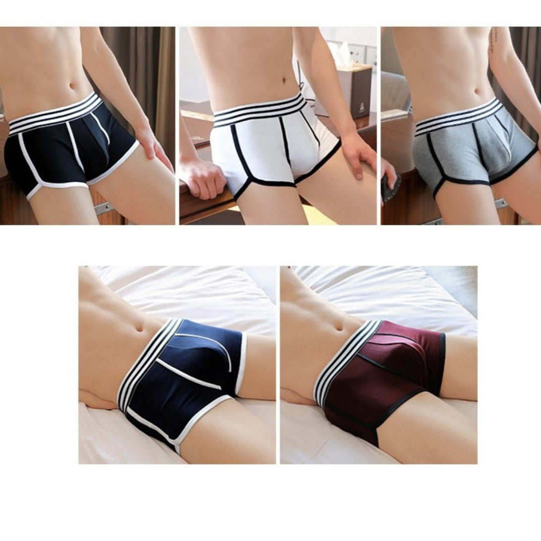 Boxershorts i bomuld til mænd, åndbart undertøj - CottonBoxers™