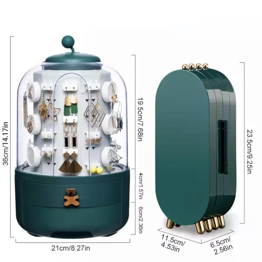 360° roterende opbevaringsboks til smykker - OrganisateurVitrine™