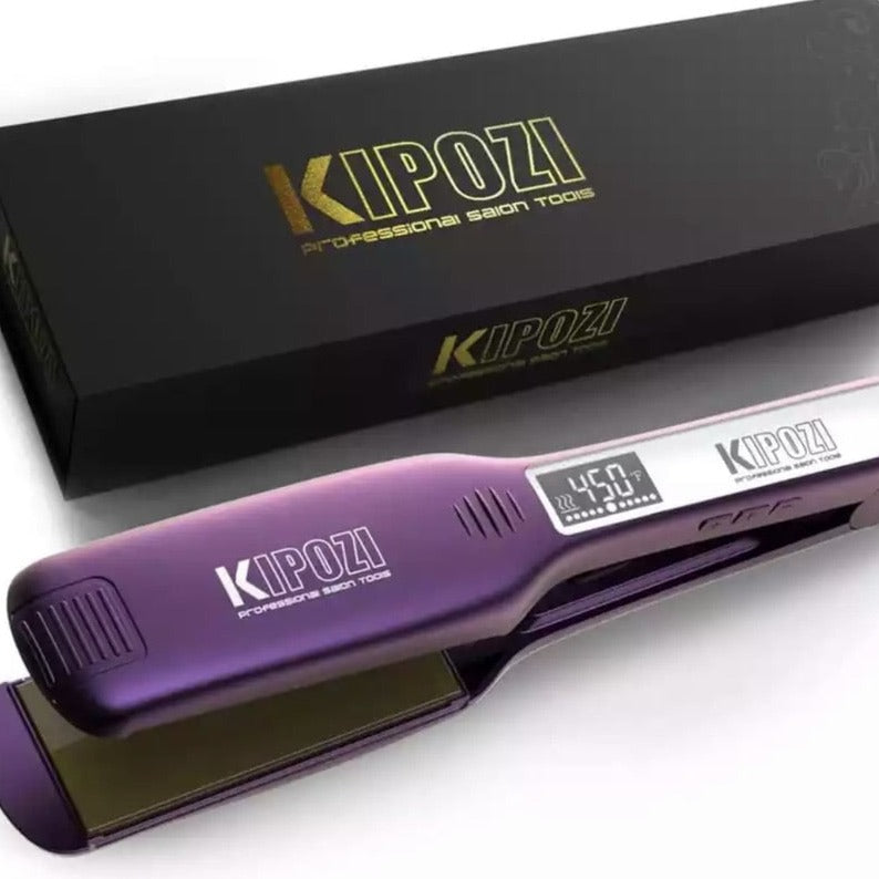 Professionelt Titanium glattejern med LCD-skærm - BestLiss™