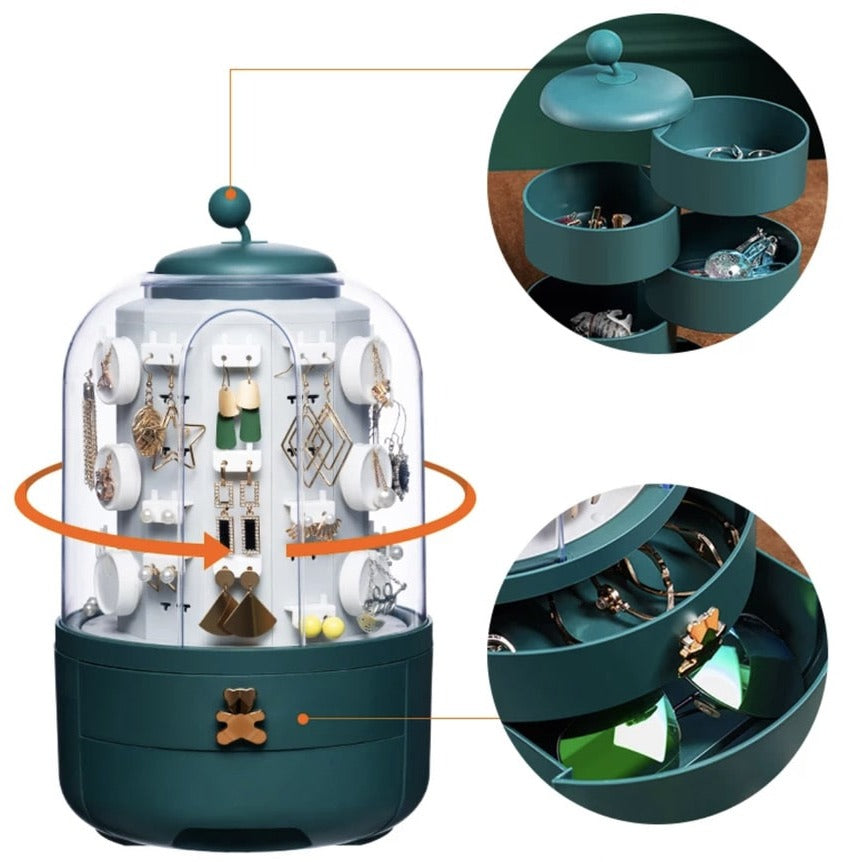 360° roterende opbevaringsboks til smykker - OrganisateurVitrine™
