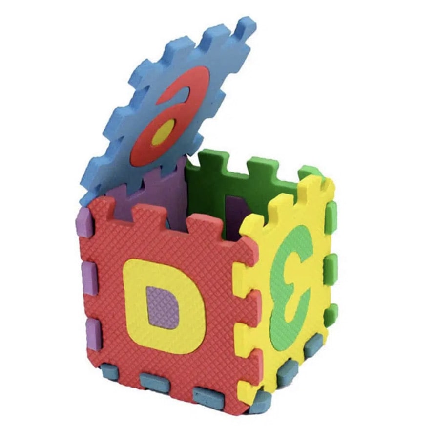 3D-skumpuslespil med alfabet og tal, 36 brikker - 3dPuzzle™