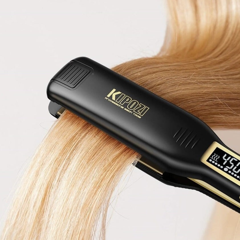 Professionelt Titanium glattejern med LCD-skærm - BestLiss™