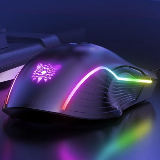 Pink computermus med ledning - PinkMouse™