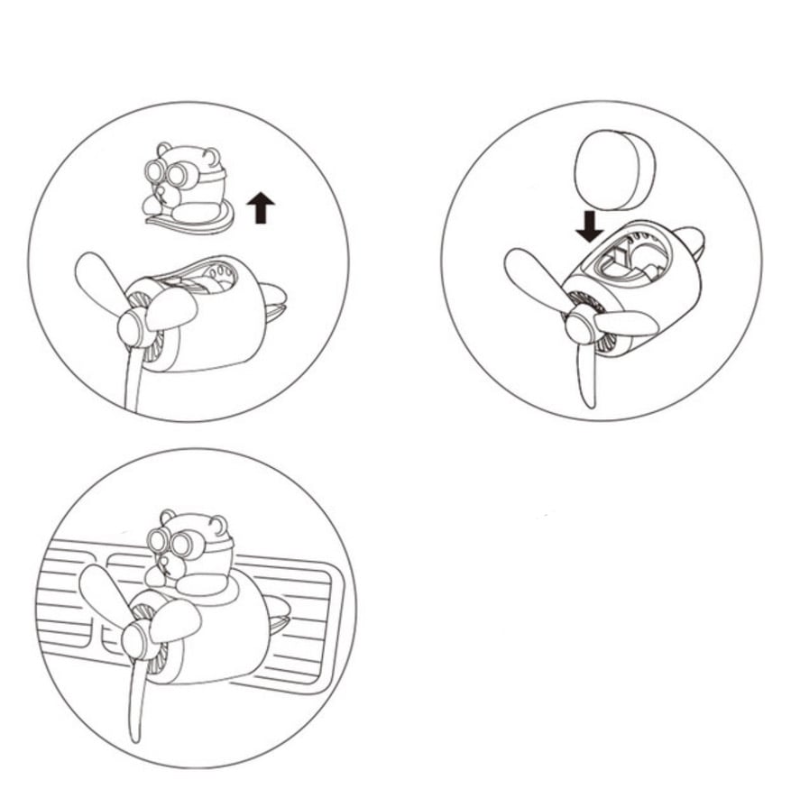 Luftfrisker til bilen - FreshAirBear™