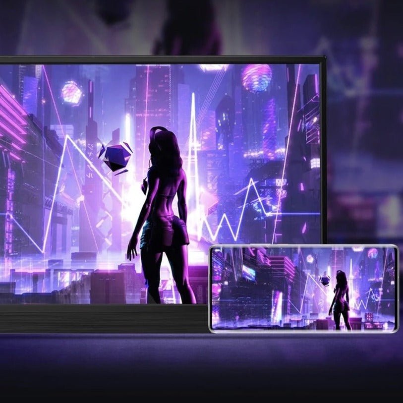 Bærbar LCD-skærm i fuld HD, HDMI- og USB-tilslutning - MonitorPro+™