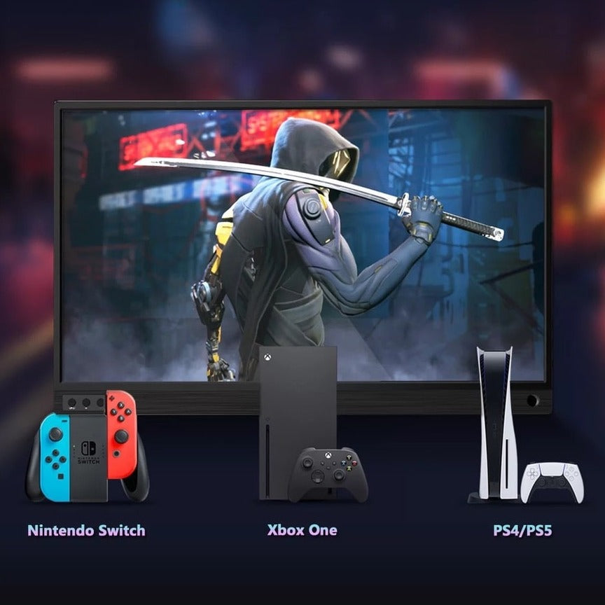 Bærbar LCD-skærm i fuld HD, HDMI- og USB-tilslutning - MonitorPro+™