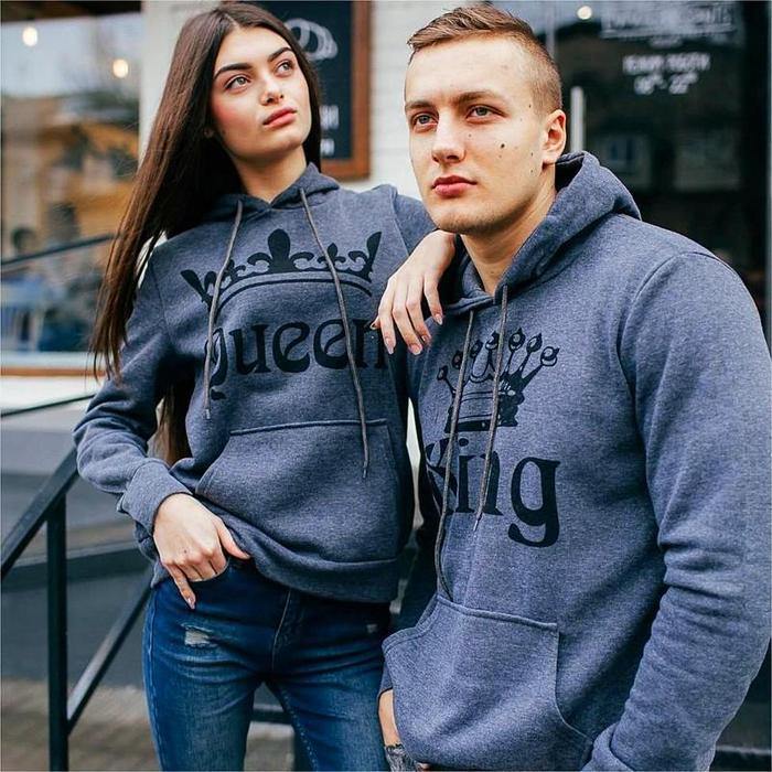 KING & QUEEN™ - SWEATS À CAPUCHE de couple - Den danske butik
