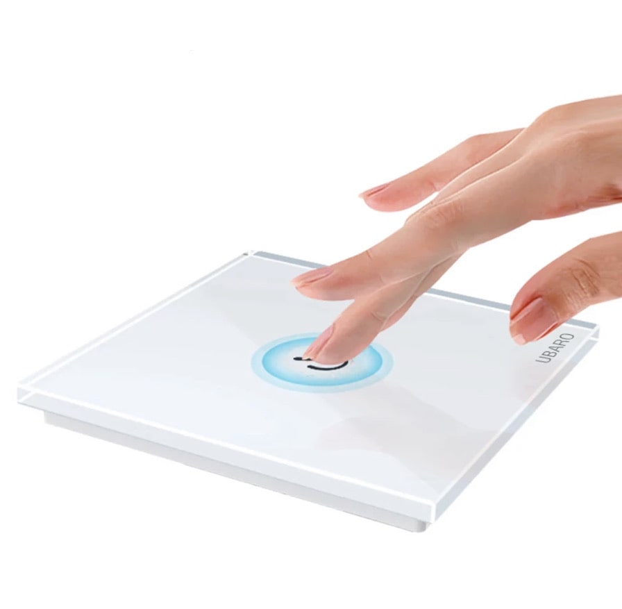 Glas touch-vægkontakt - GlassCapacitor™