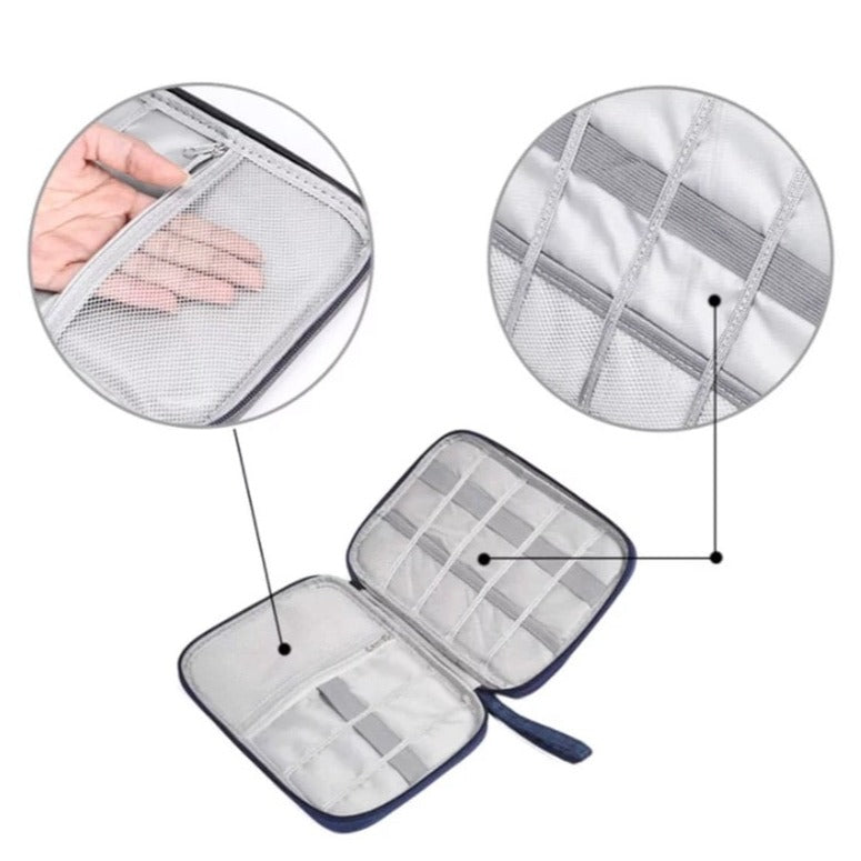 Kabelopbevaringstaske - Vandtæt elektronisk, digital organisator - CableStorage™