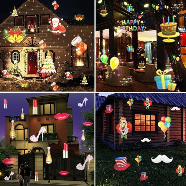 Spotlight på julemotiver- ChristmasProjector™