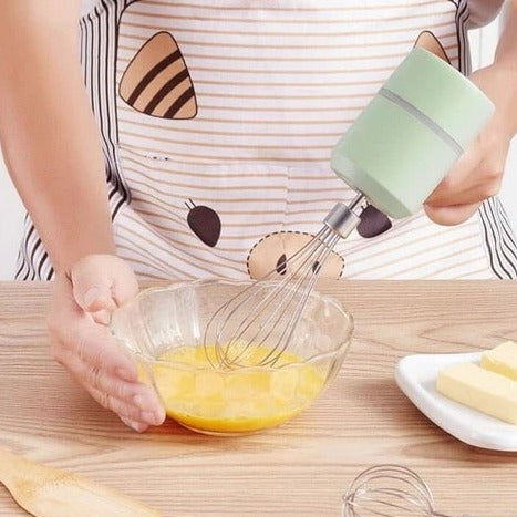 Automatisk mælkeskummer 2 i 1: Mixer, chopper, piskeris, 3 hastighedsblander - BatteurÉlectrique™