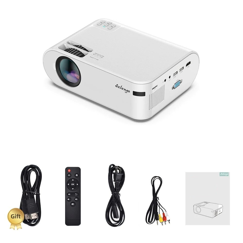 Mini vidéoprojecteur LED 1920*1080P compatible téléphone Android Iphone - CompactProd™ - Den danske butik