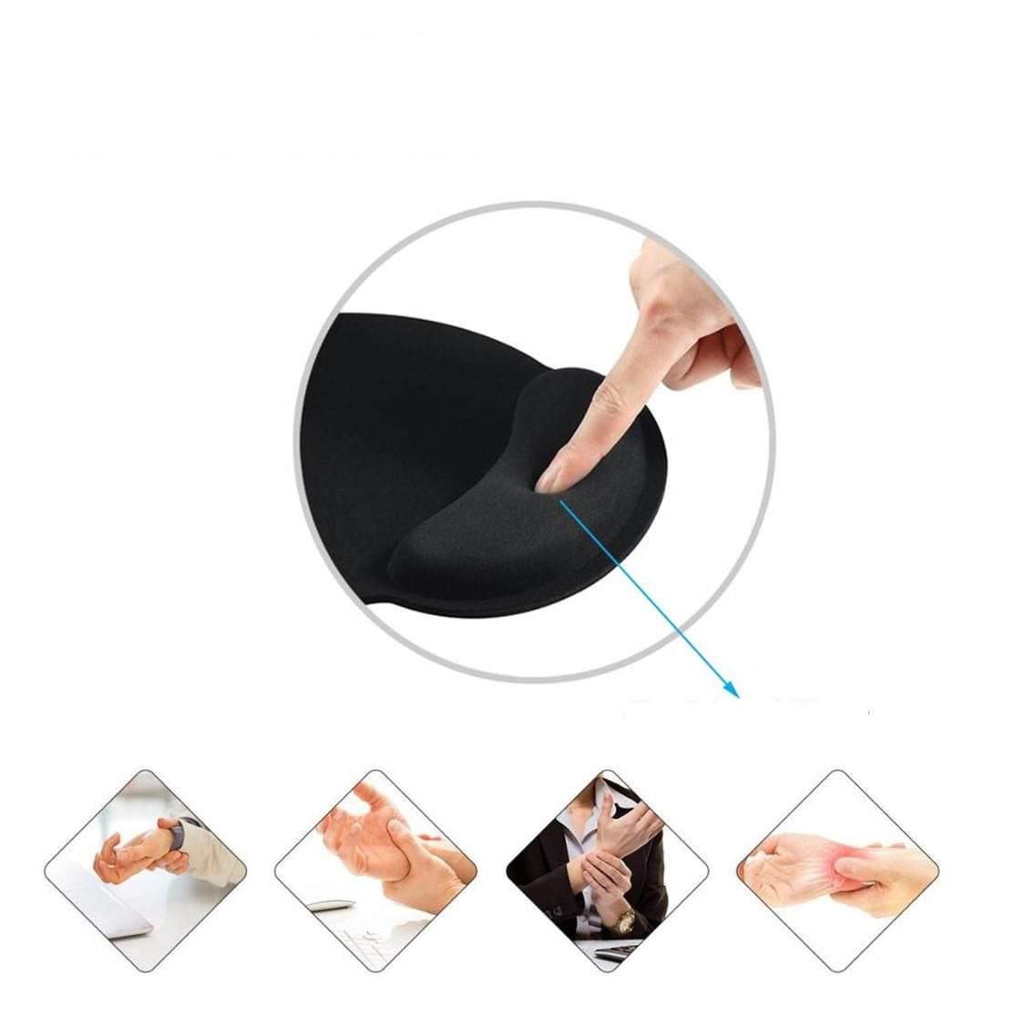 Tapis de Souris et Repose Poignet Clavier Ergonomique - RestKey™ - Den danske butik