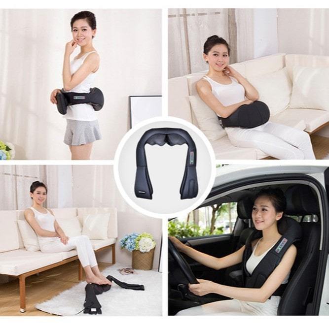 Massageapparat til nakke, skuldre og ryg - MasSpa™ - Den danske butik