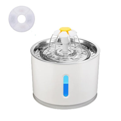Automatisk vandfontæne til katte med LED-belysning - CDWaterFountain™