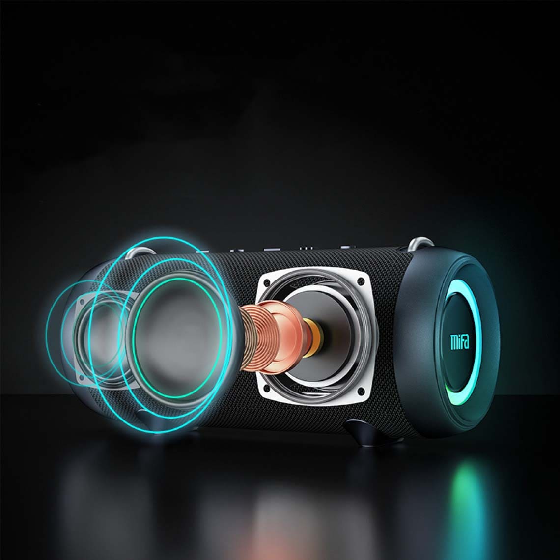 Haut-parleur Bluetooth 60W étanche IPX8 30 Heures - MIFA™ - Den danske butik