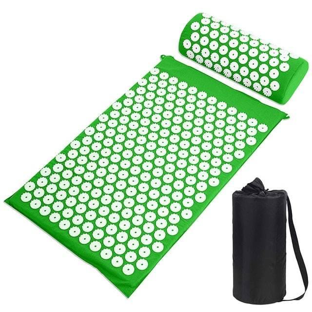 Tapis d'acupression champs de fleurs lotus contre le stress et douleur dorsale - Acumat™ - Den danske butik