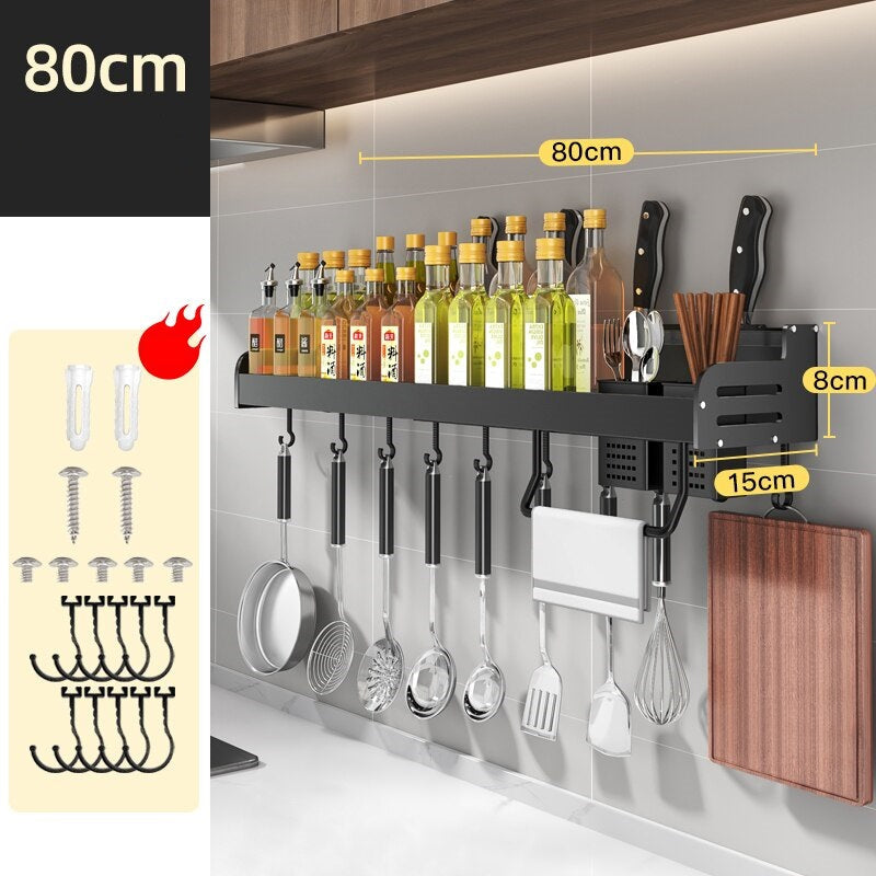 Etagère de rangement en aluminium de cuisine pour épices - Cooklean™ - Den danske butik
