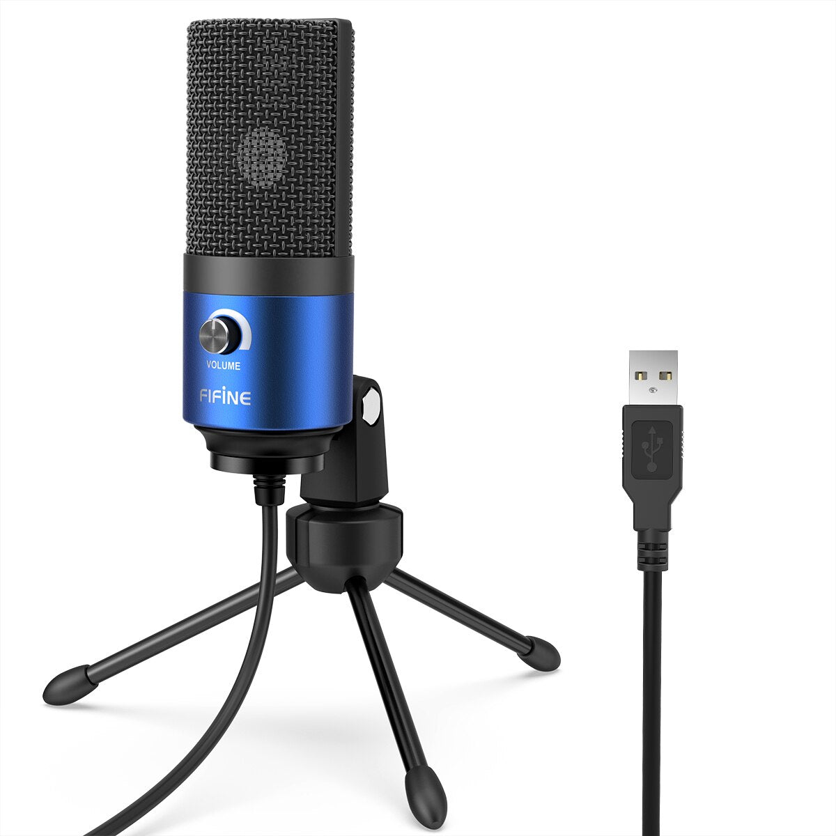 Microphone USB d'enregistrement à condensateur en métal - Fifine™ - Den danske butik