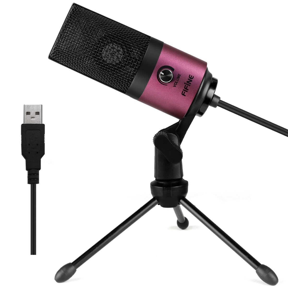 Microphone USB d'enregistrement à condensateur en métal - Fifine™ - Den danske butik