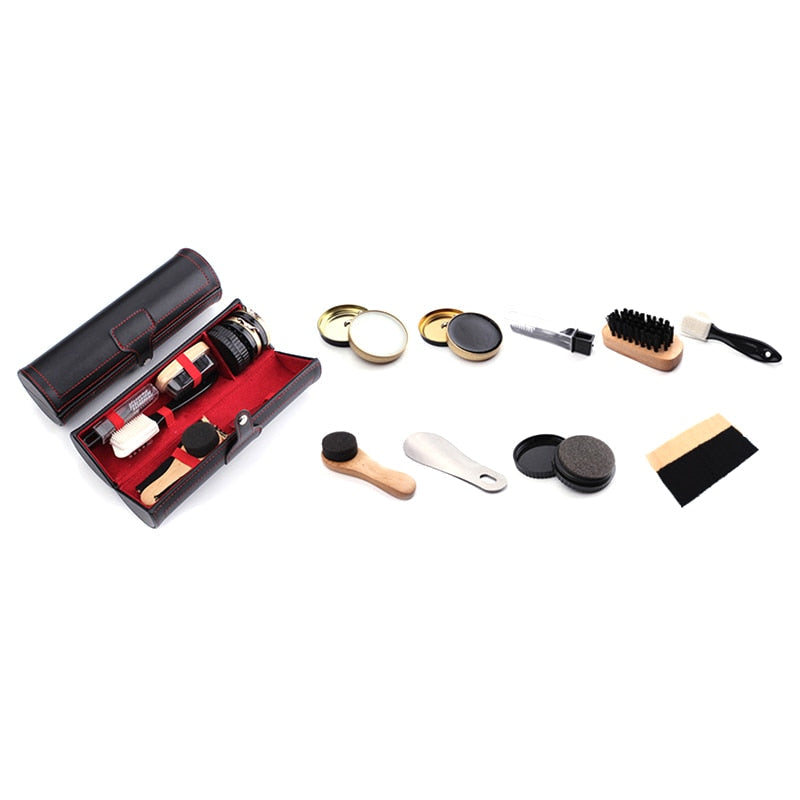Kit 10 en 1 nettoyage pour chaussures en cuir - LeatherClean™ - Den danske butik