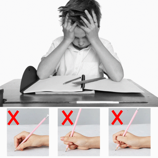 PORTE CRAYON ERGONOMIQUE POUR CORRECTION & APPRENTISSAGE DE L'ÉCRITURE CHEZ L'ENFANT - WRITY ™ - Den danske butik