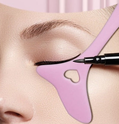 Silikone makeup-skabeloner til eyeliner, mascara, læbestift, creme og ansigtsmaske - FastMakeUp™