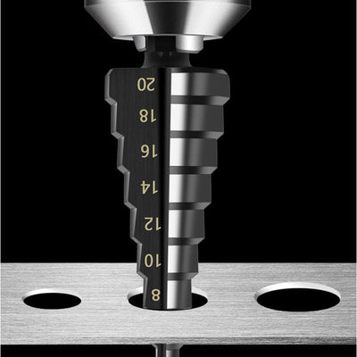 Wildoda hex boremaskinesæt, sort fure, 4mm/12/4mm/20/4mm/32mm, 3 stk - DrillPro™