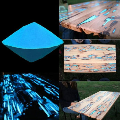 Fluorescerende sandpulver, selvlysende pigment – LuminousSand™