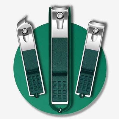 Sæt med negleklippere til mænd og kvinder, høj kvalitet manicure- og pedicureæske - NailClipper™