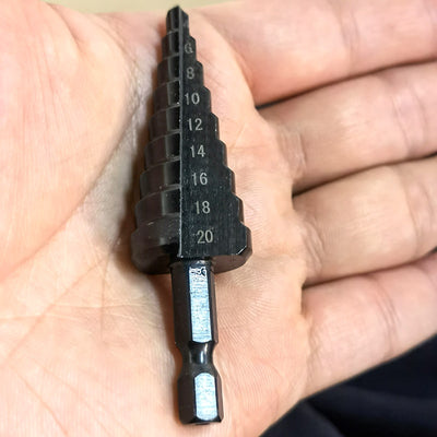 Wildoda hex boremaskinesæt, sort fure, 4mm/12/4mm/20/4mm/32mm, 3 stk - DrillPro™