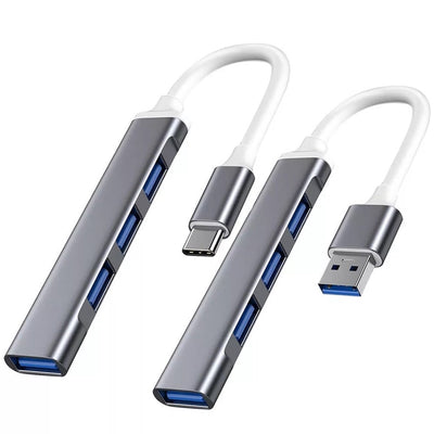 USB-C 4-port adapter til Xiaomi, Lenovo, MacBook Pro/Air - MultiSplitter™