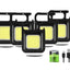 Mini LED-nøglering, USB-opladbar, proptrækker, lommelygte til udendørs - CorkscrewLamp™